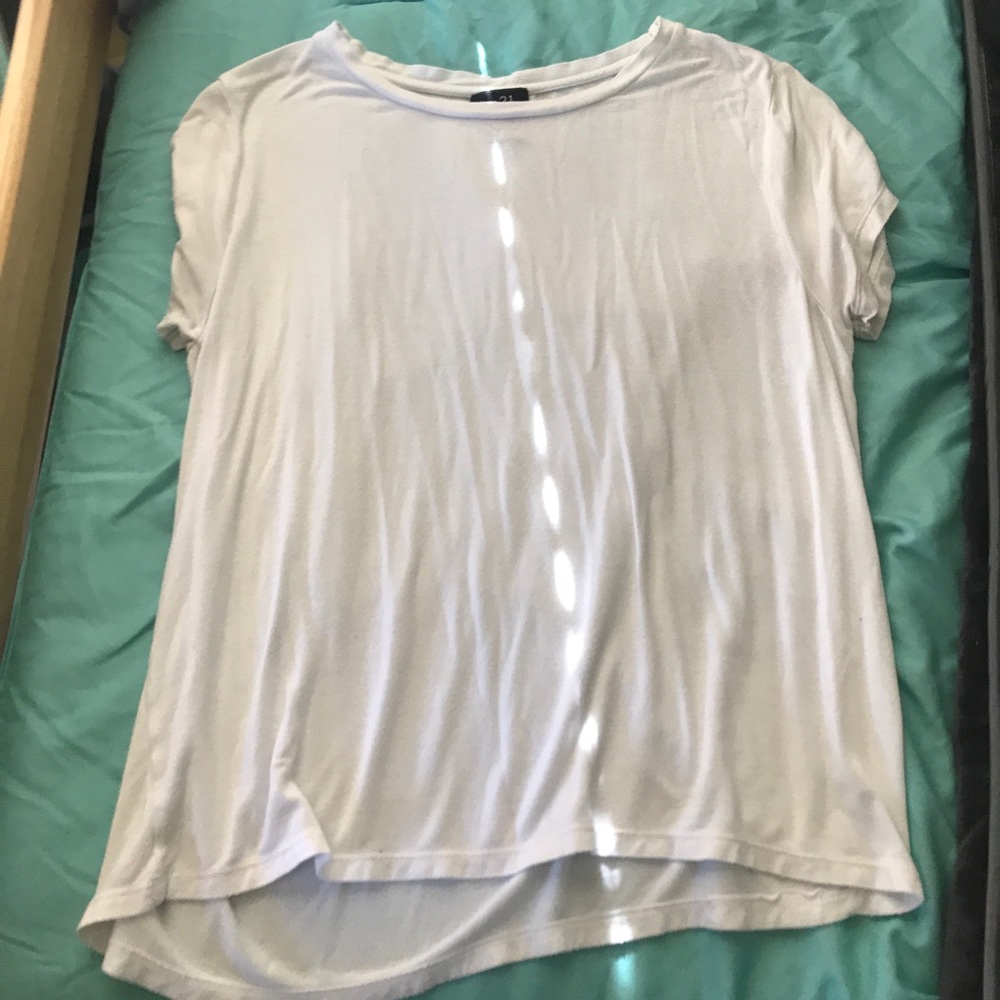 White crop top